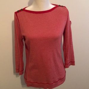 Ralph Lauren’s “Lauren” Striped Blouse Size Large